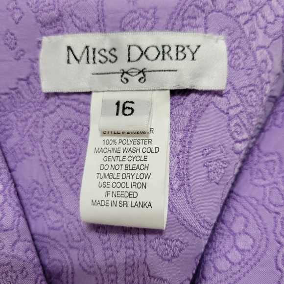 Purple tank dress with matching suit jacket - Picture 11 of 11